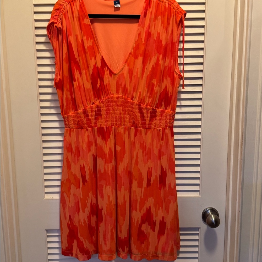 Old Navy Bright Orange Dress